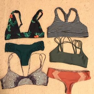 Acacia Mikoh indah bikini top bottom dress romper